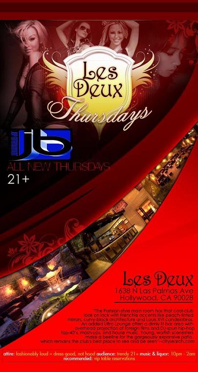 Les Deux LA Party Bus VIP NIghtclub Packages Hollywood CA